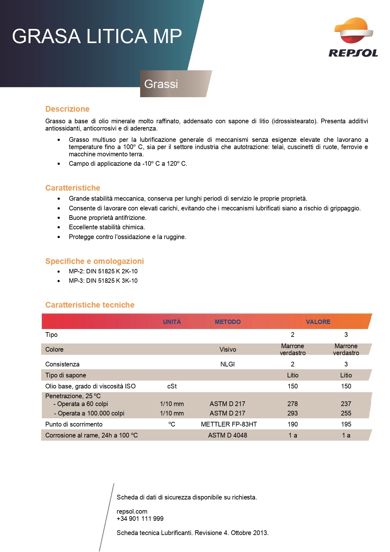 Grasa de litio multiusos 400 gr Total Marson Fil EP 2