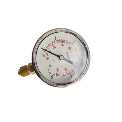 Manometro Glicerina Attacco Radiale D63 1/4"0-250