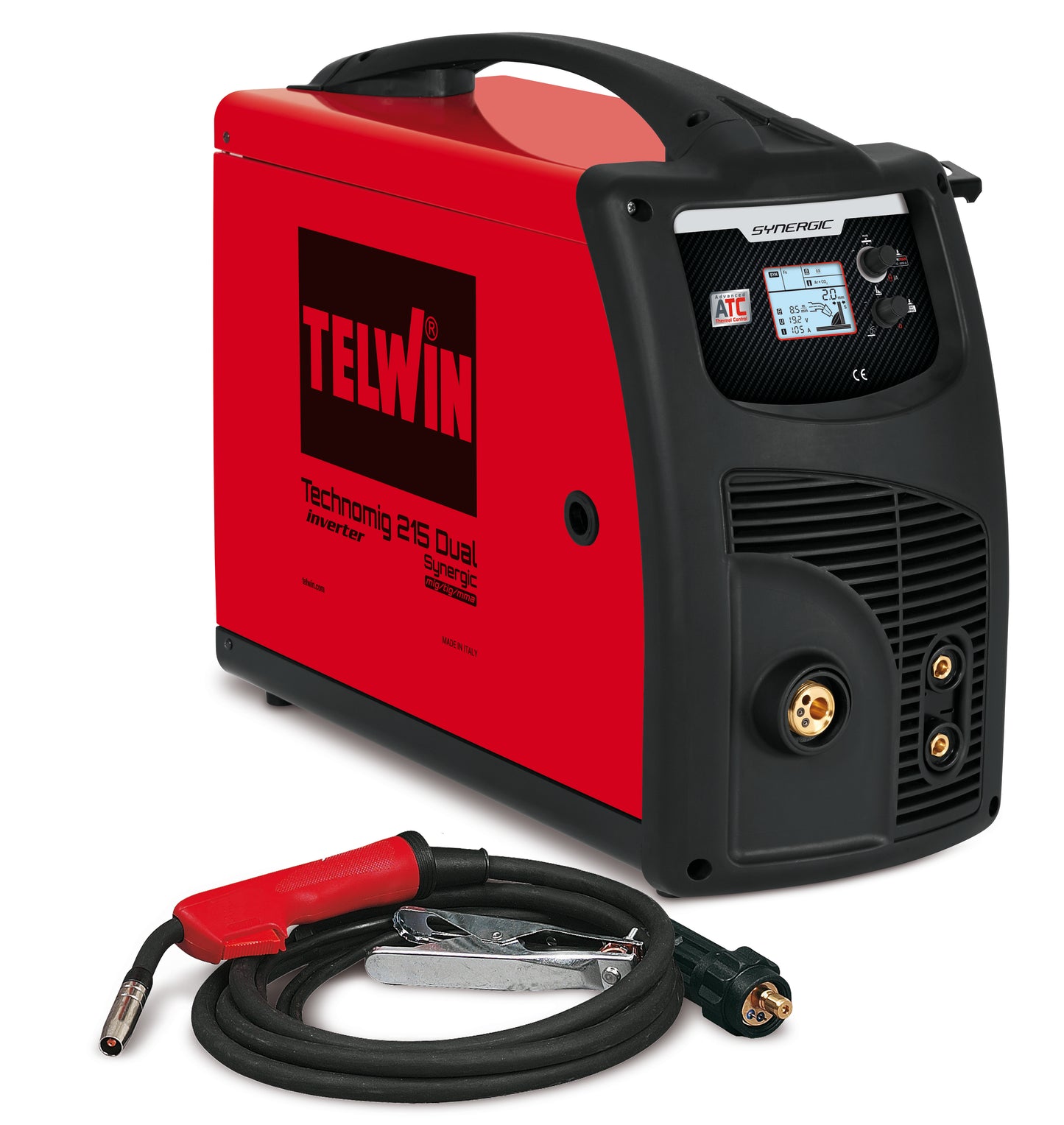 Saldatrice inverter Telwin Technomig 215 Dual Synergic 230V Multiprocesso
