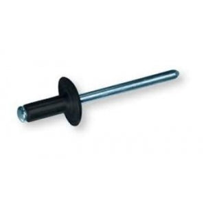 Remache de aluminio negro 4.8x24