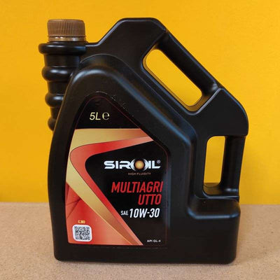 Olio lubrificante multifunzionale per trattori agricoli Siroil Multiagri Utto 10W/30 (5 litri)