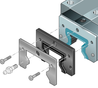 Accessori per tecnica lineare Raschiatore R161952030 FKM-DICHTUNG55  SET BOSCH REXROTH