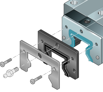 Accessori per tecnica lineare Raschiatore R162061040 BLECHABSTREIFER65  SE BOSCH REXROTH