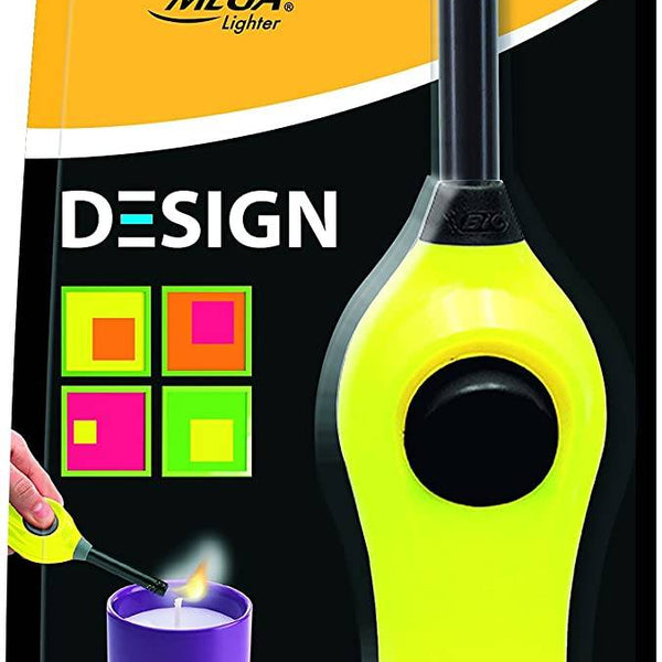 Accendigas Bic Mega Lighter Multi-purpose electronic design (fluo yellow)