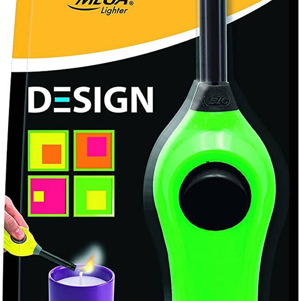 Accendigas Bic Mega Lighter Multi-purpose electronic design (fluo green)