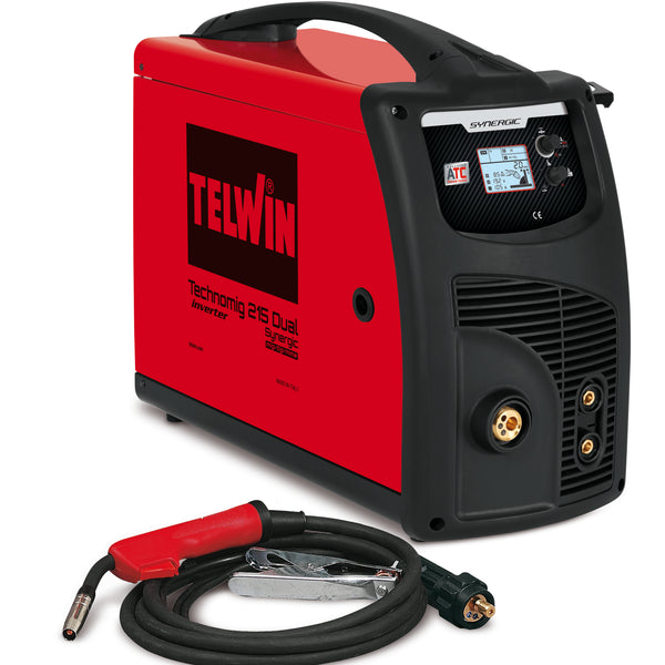 Telwin Technomig 215双协同卷发230V多处理逆变机焊接机