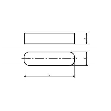 Chiavetta 12x8x60