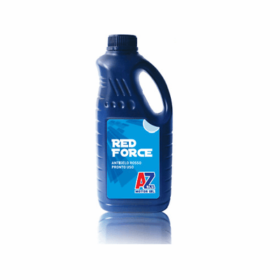 Red Antifreeze Red Force G12 AZ Blue Motor Oil 1 liter