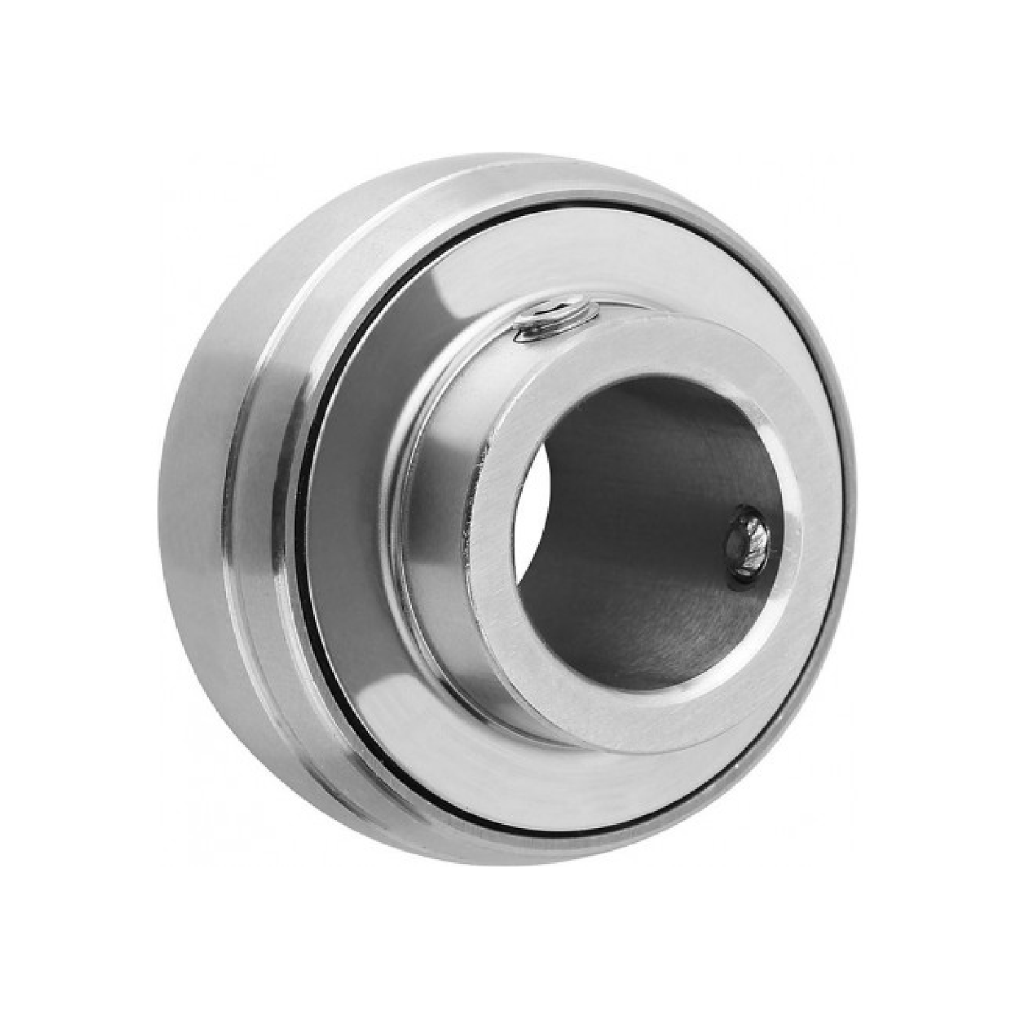 Bearing with 60x110x65.1 UC 212 stainless steel locking ring